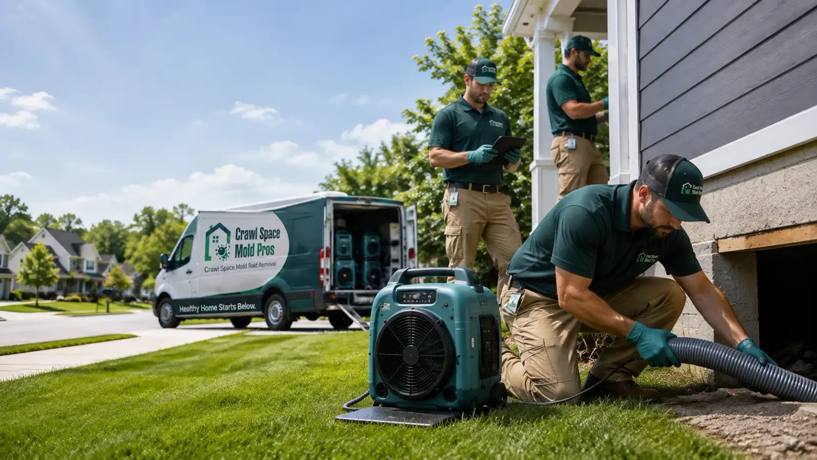 Crawl Space Mold Removal in Frankfort, MI